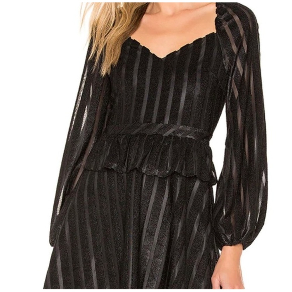 House of Harlow 1960 x Revolve Medium Dress Black Grungy Witchy Whimsygoth